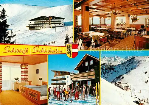 AK / Ansichtskarte Saalbach Hinterglemm Berghotel Seidl Alm Schoenleitenhuette Kat. Saalbach Hinterglemm