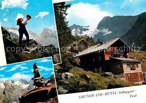 AK / Ansichtskarte Stillupptal Gruenewald Huette Keilbachspitze  Kat. Zillertal