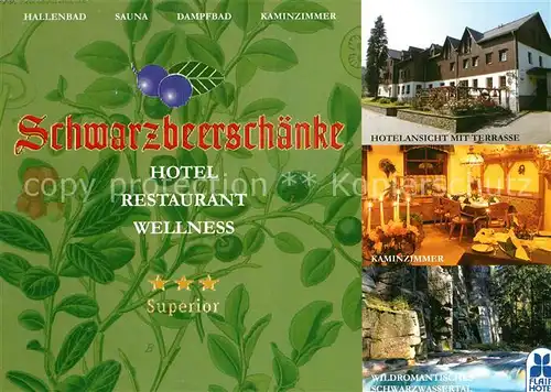 AK / Ansichtskarte Pobershau Hotel Schwarzbeerschaenke Kat. Pobershau