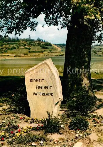 AK / Ansichtskarte Bad Sooden Allendorf Mahnmal Zonengrenze Kat. Bad Sooden Allendorf