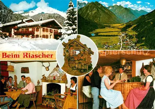AK / Ansichtskarte Elbigenalp Haus Beim Riascher  Kat. Elbigenalp Lechtal Tirol
