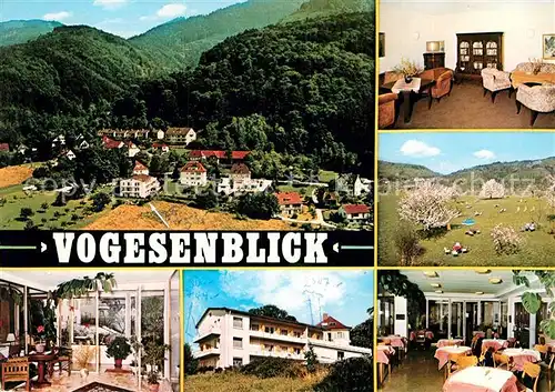 AK / Ansichtskarte Badenweiler Hotel Vogesenblick Kat. Badenweiler