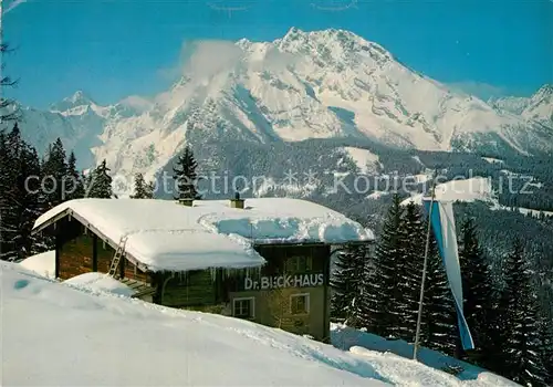 AK / Ansichtskarte Berchtesgaden Dr Beck Haus mit Watzmann Kat. Berchtesgaden