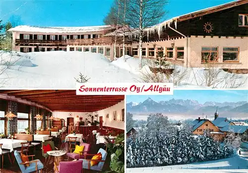 AK / Ansichtskarte Oy Kur und Ferienheim Sonnenterrasse Speisesaal Panorama Kat. Oy Mittelberg