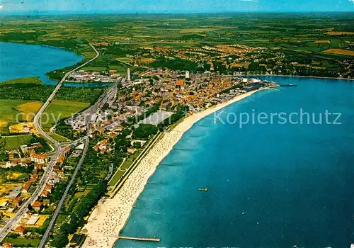 AK / Ansichtskarte Eckernfoerde Fliegeraufnahme Kat. Eckernfoerde