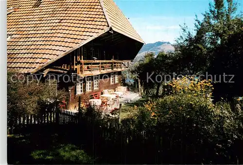 AK / Ansichtskarte Froehnd Schwarzwald Pension Cafe Haus Hirtenbrunnen Kat. Froehnd