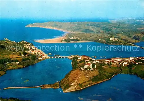 AK / Ansichtskarte San Vicente de la Barquera Fliegeraufnahme