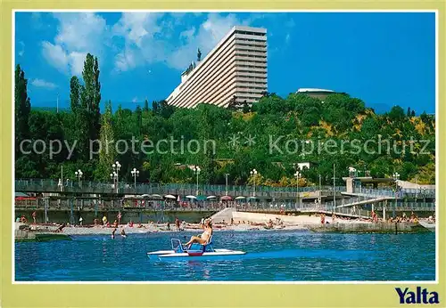 AK / Ansichtskarte Yalta The Yalta Hotel The beach Kat. Yalta