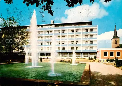 AK / Ansichtskarte Bad Wildungen Sanatorium Wicker Springbrunnen Kat. Bad Wildungen