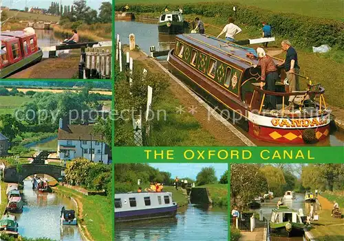 AK / Ansichtskarte Oxford Oxfordshire The Oxford Canal Hillmorton Locks Napton Locks Nell Bridge Lock Dukes Lock Cropedy Lock Kat. Oxford
