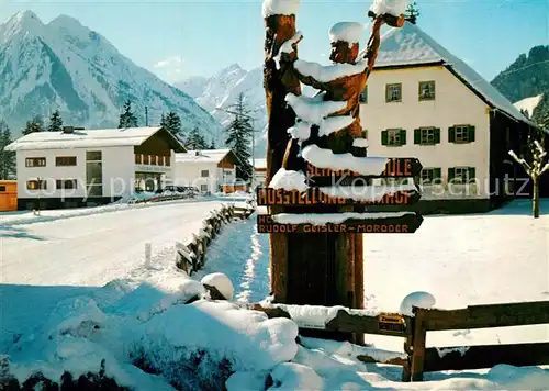 AK / Ansichtskarte Elbigenalp mit Sonnenkogel Kat. Elbigenalp Lechtal Tirol