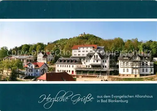 AK / Ansichtskarte Bad Blankenburg Evangelisches Allianzhaus  Kat. Bad Blankenburg