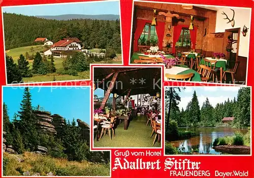 AK / Ansichtskarte Frauenberg Bayrischer Wald Berghotel Adalbert Stifter Haus  Kat. Grafenau