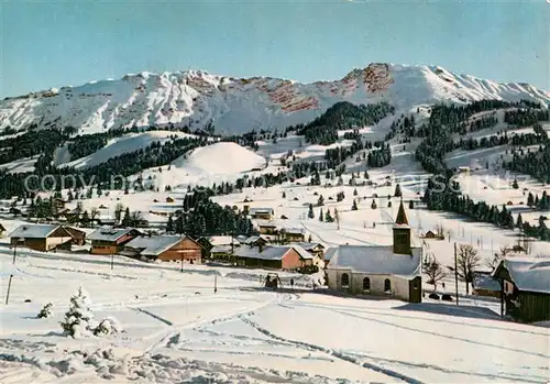 AK / Ansichtskarte Oberjoch Winterlandschaft Iseler Kat. Bad Hindelang