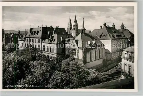 AK / Ansichtskarte Landau Pfalz Institut der englischen Fr?ulein Kat. Landau in der Pfalz