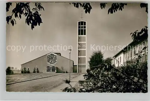 AK / Ansichtskarte Landau Pfalz Siedlung Wollmesheimer H?he Kirche Sankt Albert Kat. Landau in der Pfalz