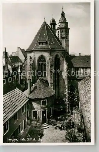 AK / Ansichtskarte Landau Pfalz Stiftskirche Kat. Landau in der Pfalz