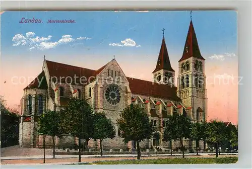 AK / Ansichtskarte Landau Pfalz Marienkirche Kat. Landau in der Pfalz