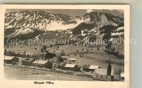 AK / Ansichtskarte Oberjoch Panorama Kat. Bad Hindelang