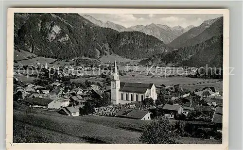 AK / Ansichtskarte Bad Oberdorf Kirche Kat. Bad Hindelang