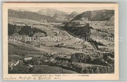 AK / Ansichtskarte Oberstaufen Panorama Kat. Oberstaufen