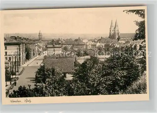 AK / Ansichtskarte Landau Pfalz Panorama Fliegeraufnahme Kat. Landau in der Pfalz