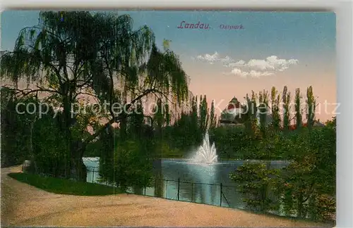 AK / Ansichtskarte Landau Pfalz Ostpark Kat. Landau in der Pfalz