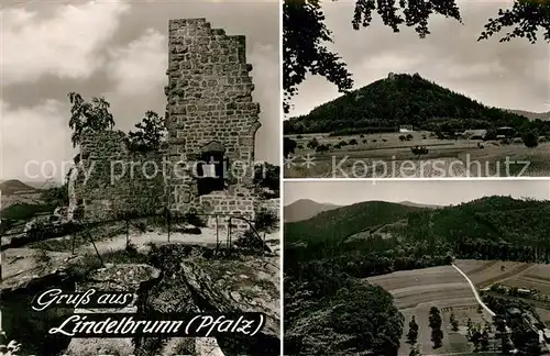 AK / Ansichtskarte Lindelbrunn Burg Burgruine Kat. Vorderweidenthal