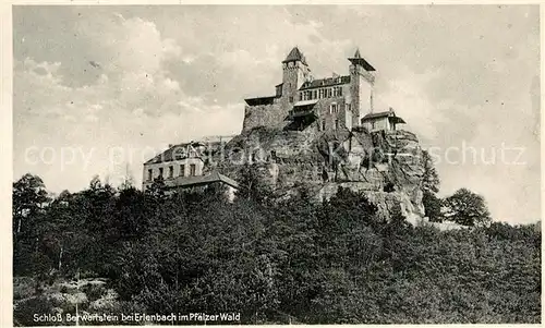 AK / Ansichtskarte Erlenbach Bad Bergzabern Schloss Burg Berwartstein Kat. Bad Bergzabern