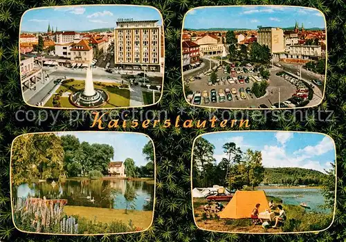 AK / Ansichtskarte Kaiserslautern Weiher Fackelrondell Campingplatz  Kat. Kaiserslautern