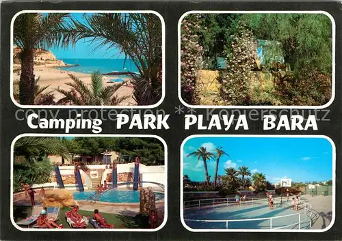 AK / Ansichtskarte Roda de Bara Camping Park Playa Bara Strand