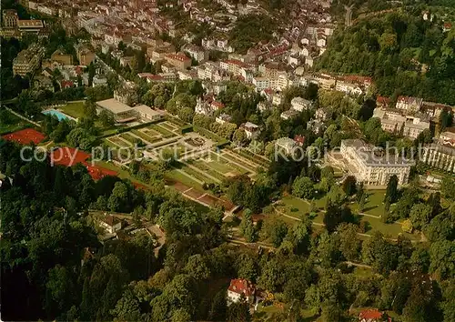 AK / Ansichtskarte Baden Baden Fliegeraufnahme Fliegeraufnahme Hotel Bellevue  Kat. Baden Baden