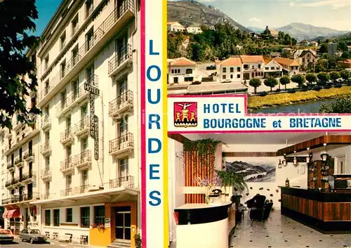 AK / Ansichtskarte Lourdes Hautes Pyrenees Hotel Bourgogne et Bretagne Kat. Lourdes