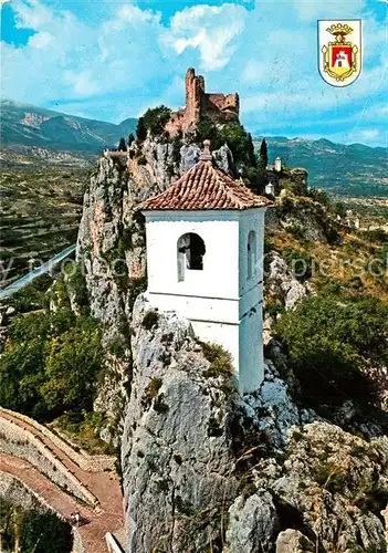 AK / Ansichtskarte Guadalest Castell vista pintoresca