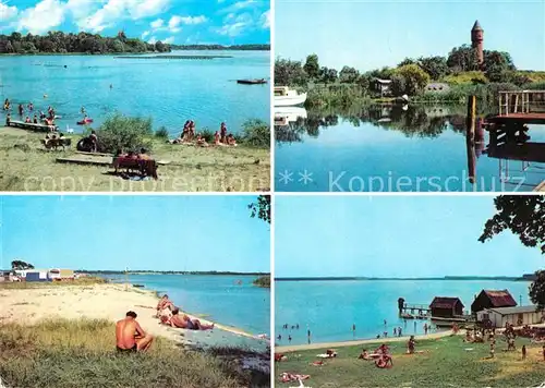 AK / Ansichtskarte Dobbertin See Luebz Elde Karow OT Leisten Campingplatz Goldberg See Seenlandschaft Kat. Dobbertin