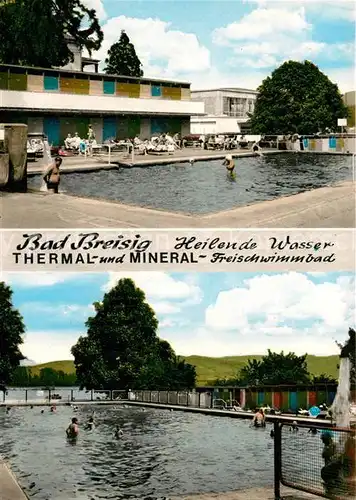 AK / Ansichtskarte Bad Breisig Rhein Heilende Wasser Thermalbad Mineralbad Freischwimmbad