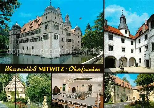 AK / Ansichtskarte Mitwitz Wasserschloss Innenhof Saal Kat. Mitwitz