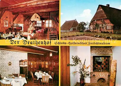 AK / Ansichtskarte Rammsee Kiel Restaurant Drathenhof Schleswig Holsteinisches Freilichtmuseum Kat. Kiel