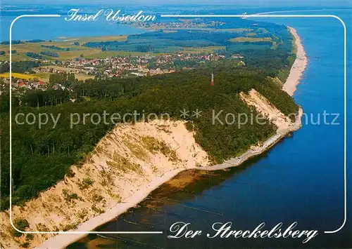 AK / Ansichtskarte Koserow Ostseebad Usedom Der Streckelsberg Fliegeraufnahme Kat. Koserow