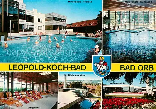 AK / Ansichtskarte Bad Orb Leopold Koch Bad Liegeraum Teil und Aussenansicht Kat. Bad Orb