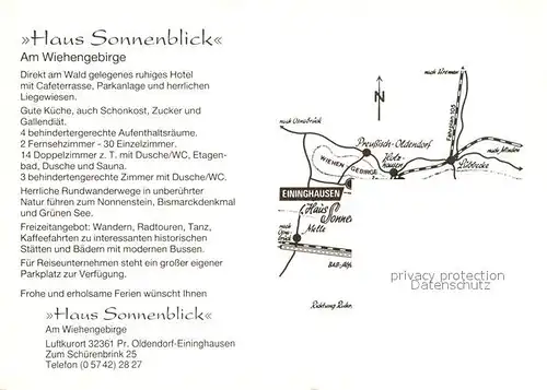 AK / Ansichtskarte Eininghausen Haus Sonnenblick 