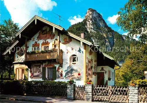 AK / Ansichtskarte Oberammergau Lueftlmalerei Rotkaeppchenhaus Kofel Kat. Oberammergau