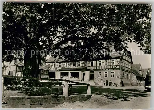 AK / Ansichtskarte Stetten Rhoen Gasthaus zur Linde / Stetten /Rhoen-Grabfeld LKR