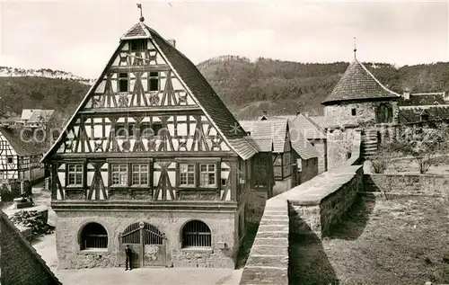 AK / Ansichtskarte Doerrenbach Historisches Rathaus / Doerrenbach /Suedliche Weinstrasse LKR