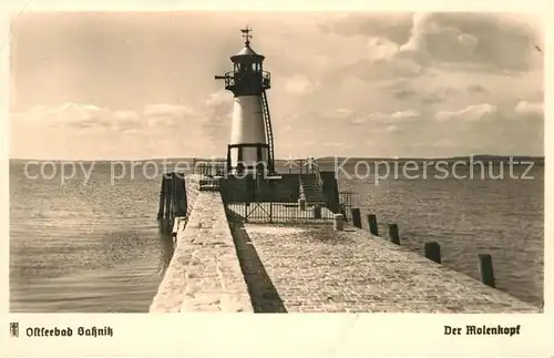 AK / Ansichtskarte Sassnitz Ostseebad Ruegen Molenkopf / Sassnitz /Ruegen LKR