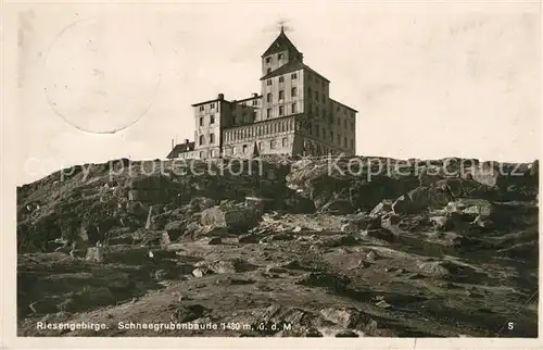 AK / Ansichtskarte Riesengebirge Schneegrubenbaude Kat. Tschechische Republik