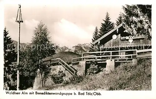 AK / Ansichtskarte Bad Toelz Waldherr Alm Benediktenwandgruppe Kat. Bad Toelz