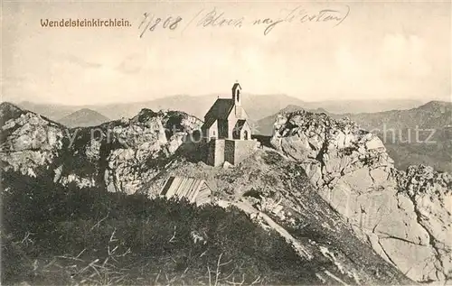 AK / Ansichtskarte Wendelstein Berg Kirchlein Kat. Bayrischzell