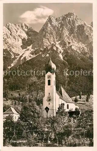 AK / Ansichtskarte Obergrainau Kirche Kat. Grainau