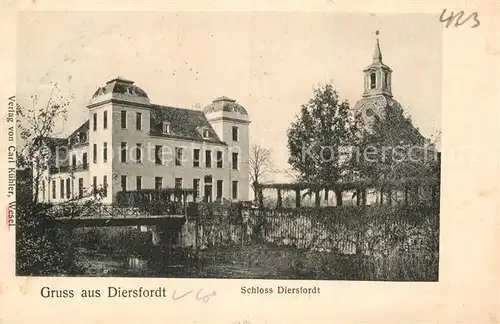 AK / Ansichtskarte Diersfordt Schloss Kat. Wesel